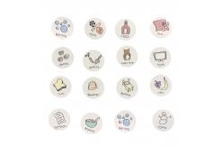 China Removable Personalized Custom Emoji Sticker Modern Teacher Aids supplier