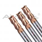 HRC55 4 Flute End Mills 0.6μm Carbide Square End Mill H6 For Steel P20 for sale