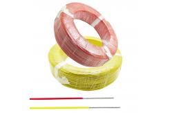 China Flexible PFA Insulated Wires 28 Gauge Stranded Wire Temperature Resistant supplier