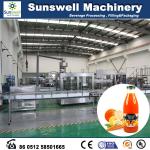 PET Bottles Hot Filling Machine , Fresh Juice Filling & Packing System