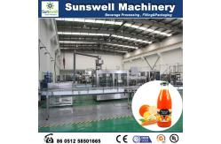 China PET Bottles Hot Filling Machine , Fresh Juice Filling & Packing System supplier