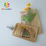 Resealable Custom Paper Bags Food Grade Three Side Seal Aluminum Foil Cookie Packaging for sale