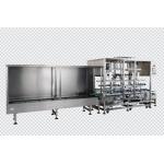 Industrial Liquid Filling Line , Liqui Automatic Weight And Packing Machine