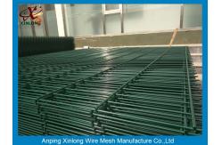 China Anti Climb Double Wire Fence Low-Carbon Iron Wire Material OEM / ODM Acceptable supplier