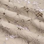 OKEO-TEX Guipure Lace Trim Polyester Milk Fiber Embroidery Lace Trim