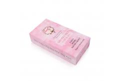 China CDR Pink Exquisite Printing Cosmetics Packaging Boxes With Lids supplier