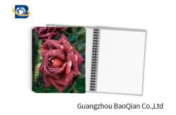 China 0.6mm PET Material Personalized Spiral Notebooks  3D Lenticular Stationery supplier