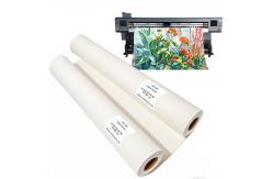 China 280gsm Glossy Polyester Canvas Rolls For Pigment Dye Ink Printers supplier