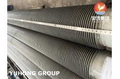 China HIGH FREQUENCY WELDED TP347H HFW SOLID FIN TUBE HEAT EXCHANGER PART supplier