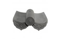China Durable Matte Grey Clay Roof Tiles Classic China Style With Modern Resilience supplier