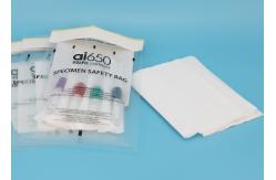China Benchtop Biohazard Yellow Plastic Bag LDPE Material Anti Puncture Heat Resisting supplier