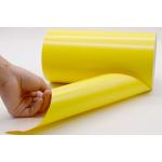 1Mil High Temperature Adhesive Label Material Matte Yellow Permanent Adhesive Polyimide With Glassine