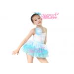 Lovely Kids Dance Clothes Sequin Tulle Ballet Dance Costumes For Girls for sale