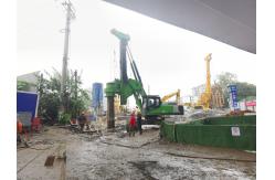 China Deep Foundation Borehole Piling Machine High Power Engine Drilling Rotary Hydraulic supplier