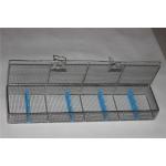 Endoscope Trays Surgical Instrument Sterilization Containers Stainless Steel Wire Mesh Basket for sale