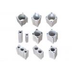 Silvery Anodized Aluminium Industrial Profile Cylinder Shell DIN Standard for sale