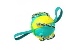 China New Popular Amazon Outdoor Training Frisbee Interactive Football Dog Toy supplier