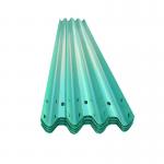 Powder Coated Galvanized Steel Highway Guardrail with Fishtail Terminal End Exported to Angola for sale