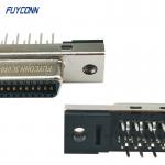 Female Servo Connector 1.27mm PCB Straight Female SCSI 20pin Connector