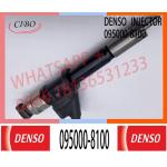 Hot sell diesel engine common rail fuel spare parts injector 095000-8100