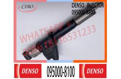 China Hot sell diesel engine common rail fuel spare parts injector 095000-8100 supplier