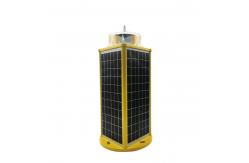 China 366 IALA Solar Marine Lanterns PC Housing For 12NM Safe Navigation supplier