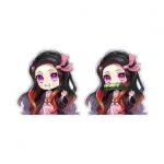 Car Sticker Demon Slayer 3D Lenticular Motion Stickers Waterproof Car Decals window stickers