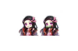 China Car Sticker Demon Slayer 3D Lenticular Motion Stickers Waterproof Car Decals window stickers supplier
