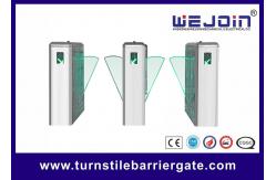 China Access Control Flap Barrier Half Height Turnstile Stainless Steel For School supplier