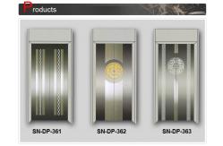 China 2000mm Hairline And Etching Elevator Door Panel 1.2mm Thickness supplier