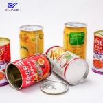Customized Fruit Tin Can D53*133mm D53*145mm D53*163mm D65*113mm 250ml 280ml 310ml 330ml ISO9001 SGS for sale