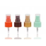 Cosmetic Colorful Fine Mist Sprayer Pump 0.2ml Dosage 18mm 20mm 24mm 28mm Size for sale