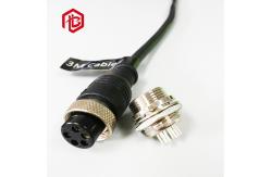 China Black 5 Pin IP68 Metal Waterproof Plug And Socket supplier