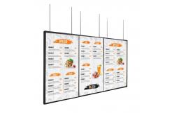 China Ultra Narrow LCD Advertising Display Module Digital Menu Boards For Restaurants supplier