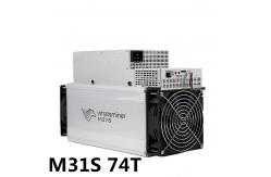 China 42J/T Whatsminer M31S 74T 80T 3360W Sha256 Mining Machine supplier
