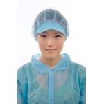 Food Processing Nonwoven Bouffant Head Cover With Peak for sale