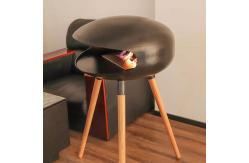 China Bio  1.5L Free Standing Bioethanol Fires 70cm Cocoon Ethanol Fireplace supplier