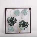 Square Iron Frame High Durability Handmade Home Decor Suitable Leaves for sale
