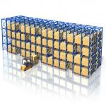 Seed Cold Room Accessed By Forklifts Bulk Storage Racks / Drive In Pallet Racks for sale