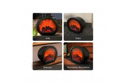 China Fireplace Power Decoration LED Flame Lights Firewood Simulation Desktop supplier