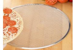 China RK Bakeware China-Pizza Hut Aluminum Crispy Pizza Screen/Pizza Mesh Screen supplier
