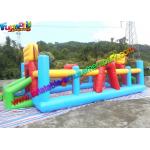 Three In One Inflatable Sports Games Volleyball Court Inflatable Football Field for sale
