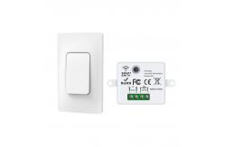 China 433Mhz Self Powered Wireless Switch Remote Light Switch Waterproof Wall Panel supplier