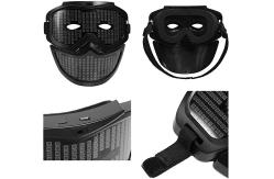 China Programmable LED Lighting Face Mask USB To C Charing DIY Facial Expression supplier