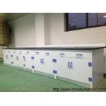 Polypropylene Science Lab Workstations High Temp Resistant With Adjustable Feet for sale