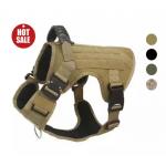 Oem Easy Walking Training Tactical Pet Harness Adjustable Chest Dog Harness for sale