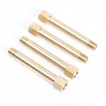Brass Nipples BSPT Plastic Injection Mold Parts 1/8'' 1/4'' Threaded Extension