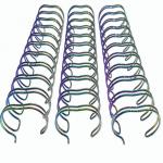 Free sample 7/16'' Twin Ring Wire Double Spiral Loop Notebook Binding Material for sale