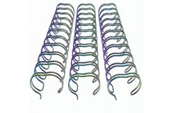 China Free sample 7/16'' Twin Ring Wire Double Spiral Loop Notebook Binding Material supplier