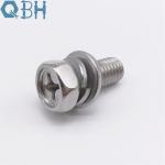 Stainless Steel 304 316 Cross Recessed Bolt Hexagon Head Combination Screw for sale